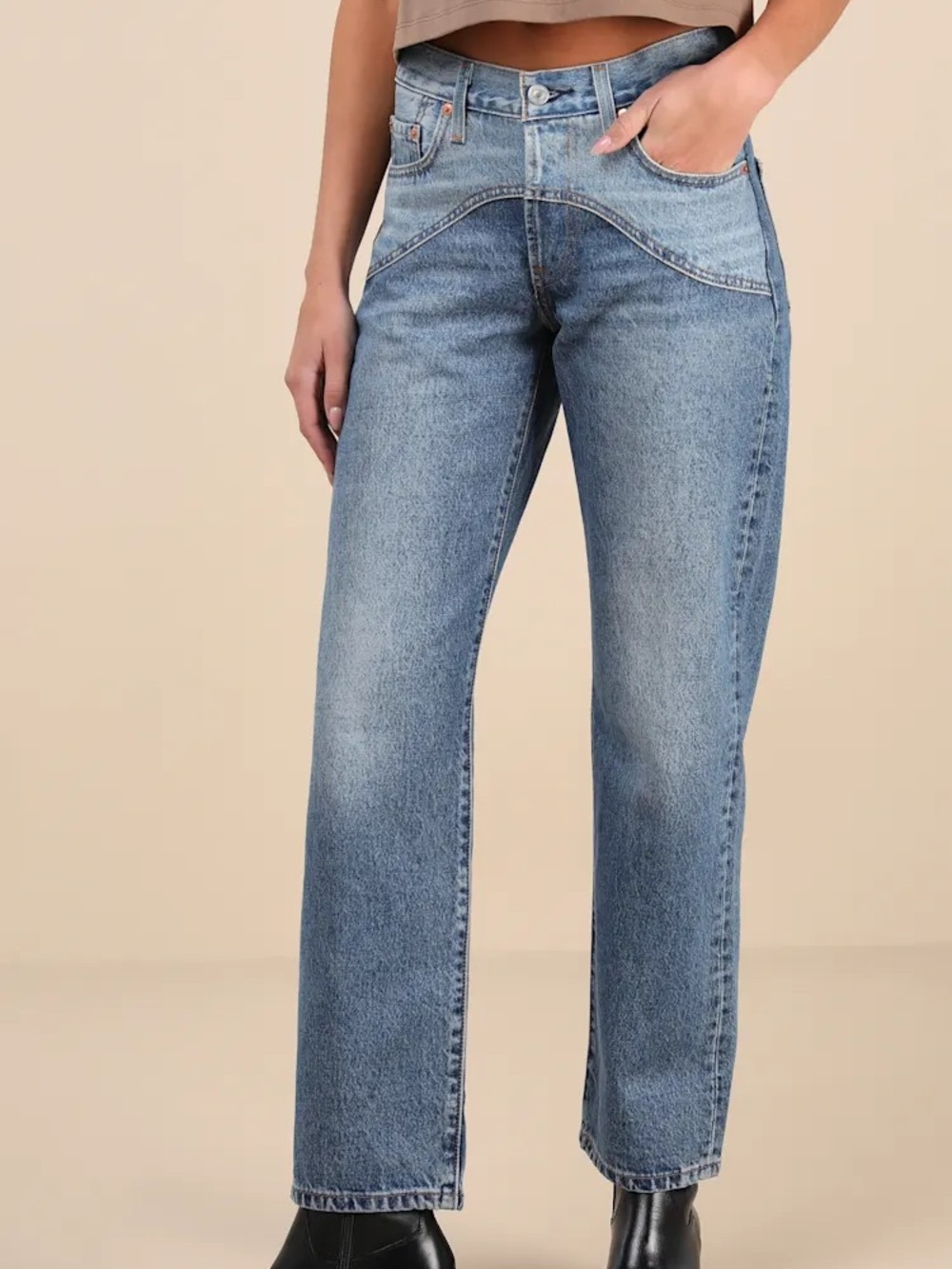 like new Levi’s 501 ‘90s western jeans